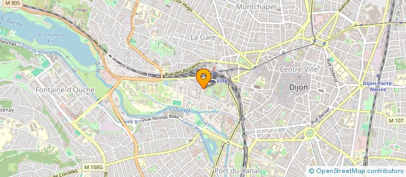 localisation de l'entreprise CENTRE DEPARTEMENTAL DE GESTION DE LA FONCTION PUBLIQUE TERRITORIALE à DIJON