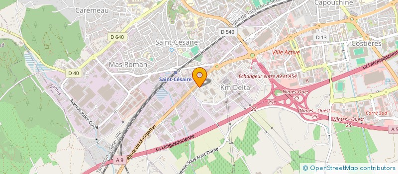 localisation de l'entreprise CENTRE DEPARTEMENTAL DE GESTION DE LA FONCTION PUBLIQUE TERRITORIALE  NIMES