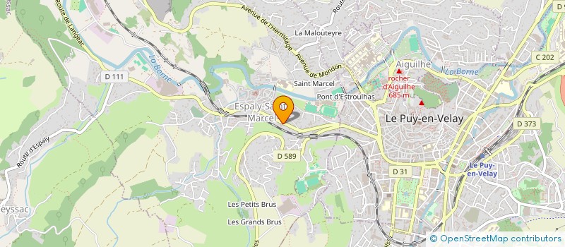 localisation de l'entreprise CENTRE DEPARTEMENTAL DE GESTION DE LA FONCTION PUBLIQUE TERRITORIALE  ESPALY-SAINT-MARCEL