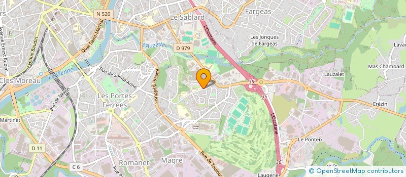 localisation de l'entreprise CENTRE DEPARTEMENTAL DE GESTION DE LA FONCTION PUBLIQUE TERRITORIALE à LIMOGES