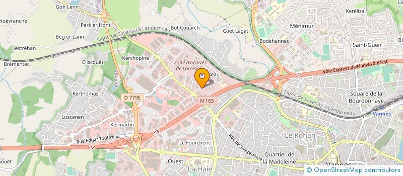 localisation de l'entreprise CENTRE DEPARTEMENTAL DE L'ENFANCE à VANNES