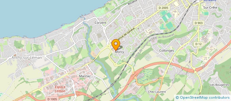 localisation de l'entreprise CENTRE DERMATOLOGIQUE ET ESTHETIQUE DU CHABLAIS à THONON-LES-BAINS