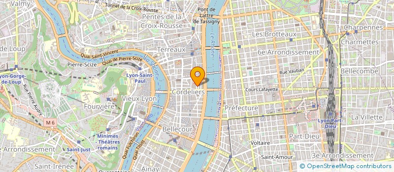 localisation de l'entreprise CENTRE DERMATOLOGIQUE ET ESTHETIQUE LYON  LYON