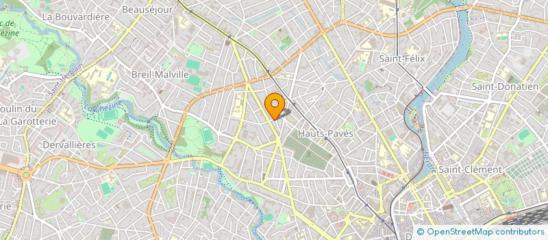 localisation de l'entreprise CENTRE DERMATOLOGIQUE LES ORMEAUX  NANTES