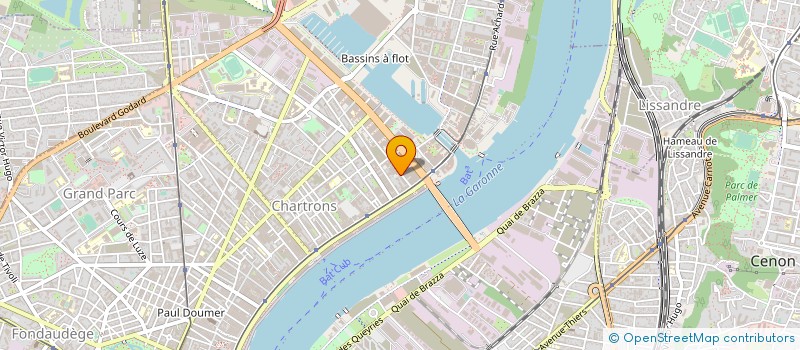 localisation de l'entreprise CENTRE DES ARTS TECHNOLOGIE à BORDEAUX