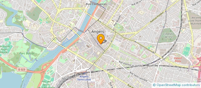 localisation de l'entreprise CENTRE DES DEMOCRATES SOCIAUX à ANGERS