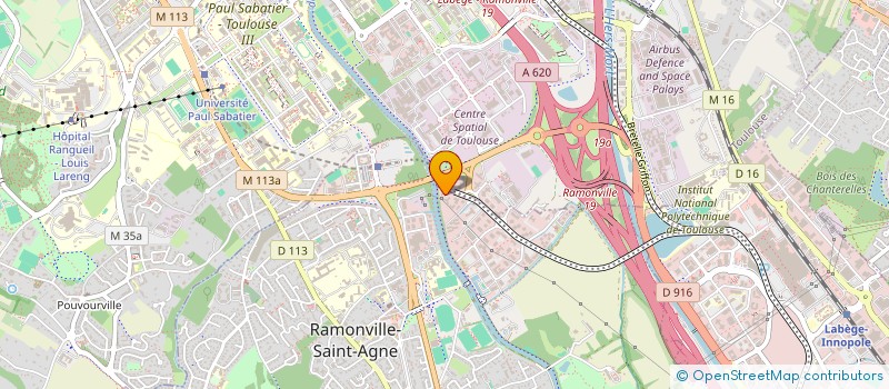 localisation de l'entreprise CENTRE DES JEUNES DIRIGEANTS à RAMONVILLE-SAINT-AGNE