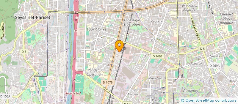 localisation de l'entreprise CENTRE DES MUSIQUES ACTIVES à GRENOBLE