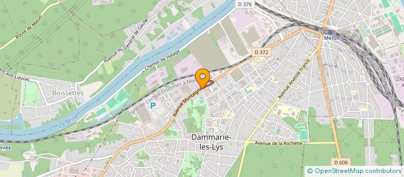 localisation de l'entreprise CENTRE DES MUSIQUES DIFFUSION à DAMMARIE-LES-LYS