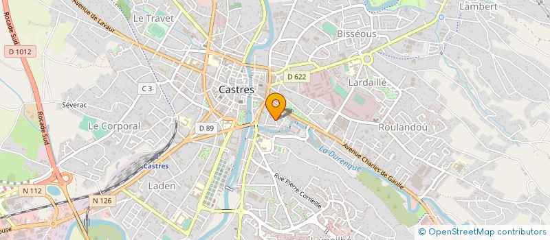 localisation de l'entreprise CENTRE DESIGN TEXTILE à CASTRES