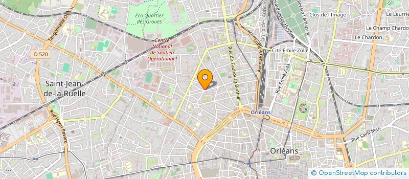 localisation de l'entreprise CENTRE DEVELOPPE ARTISANAT DU BATIMENT  ORLEANS