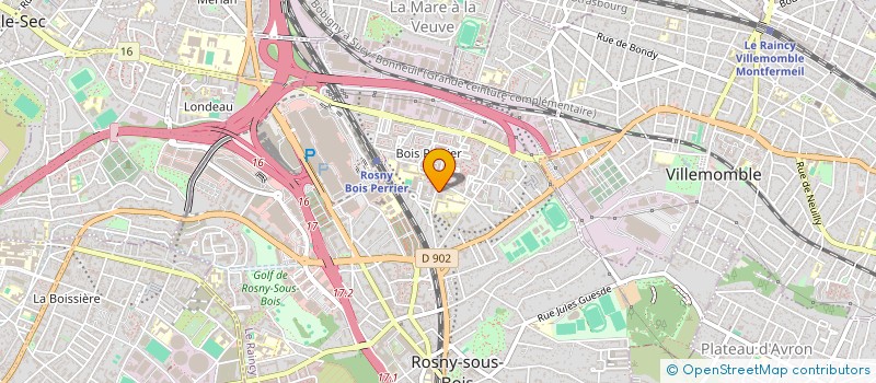 localisation de l'entreprise CENTRE DIGI COM SI à ROSNY-SOUS-BOIS