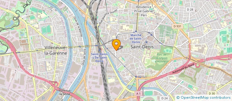 localisation de l'entreprise CENTRE DIOCESAIN D ANIMATION à SAINT-DENIS