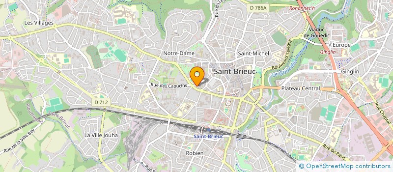 localisation de l'entreprise CENTRE DIOCESAIN DE L ENFANCE à SAINT-BRIEUC