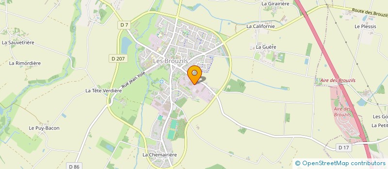 localisation de l'entreprise CENTRE DISTRIBUTION ESPACE EMERAUDE à LA COPECHAGNIERE