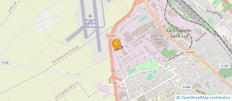 localisation de l'entreprise CENTRE DISTRIBUTION ET SERVICES AUBOIS  LA CHAPELLE-SAINT-LUC