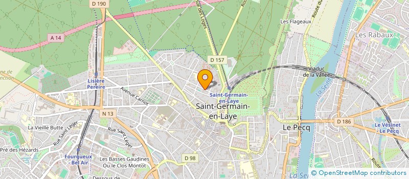 localisation de l'entreprise CENTRE DOCUM CLAUDE DEBUSSY  SAINT-GERMAIN-EN-LAYE