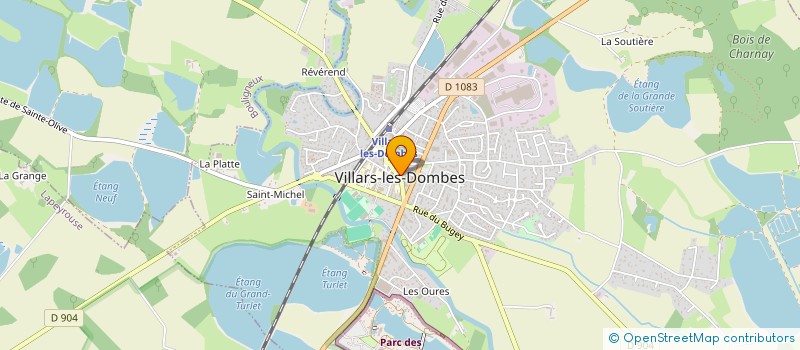 localisation de l'entreprise CENTRE DOMBES FOOTBALL à CHALAMONT