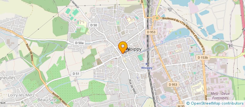 localisation de l'entreprise CENTRE DPT CULTURE ET BIBLIO POUR TOUS  WOIPPY