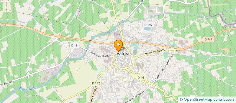 localisation de l'entreprise CENTRE DRAMATIQUE DES VILLAGES DU HAUT VAUCLUSE à VALREAS