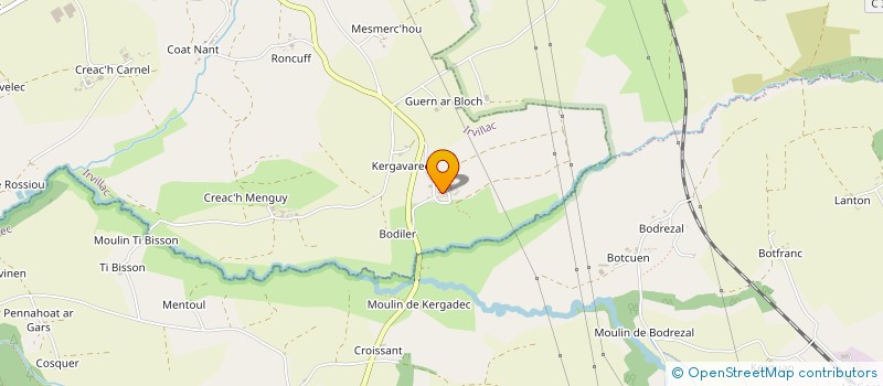 localisation de l'entreprise CENTRE DU BEL IF  IRVILLAC