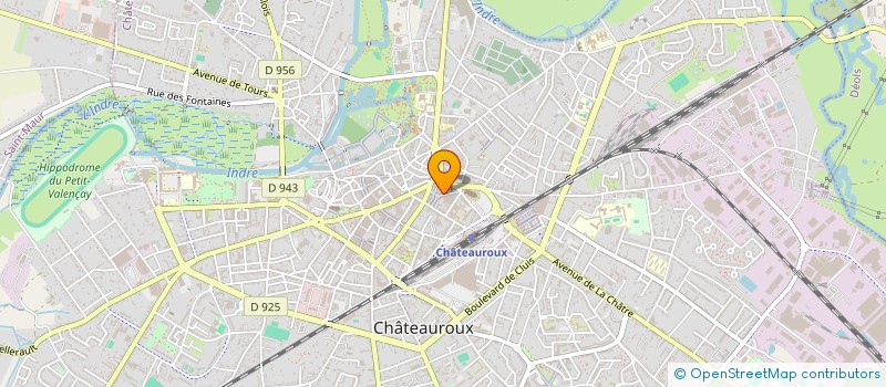 localisation de l'entreprise CENTRE DU BENEVOLAT DE CHATEAUROUX à CHATEAUROUX