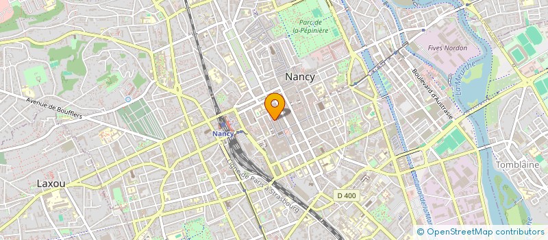 localisation de l'entreprise CENTRE DU LOGEMENT DE L EST  NANCY