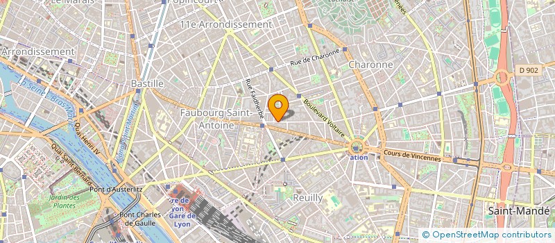 localisation de l'entreprise CENTRE DU MONDE  PARIS