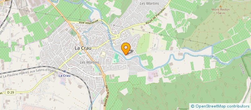 localisation de l'entreprise CENTRE DU PANORAMA MEDICAL (CDPM)  LA CRAU