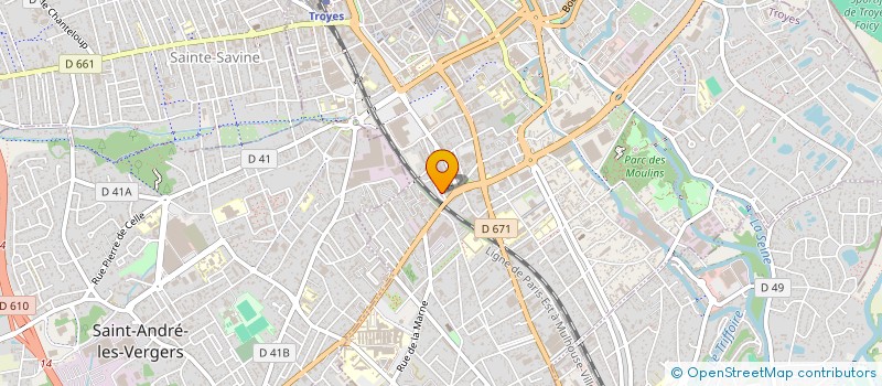 localisation de l'entreprise CENTRE DU PASSAGE A LA RETRAITE à TROYES