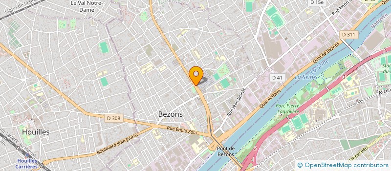 localisation de l'entreprise CENTRE DU PLEIN EVANGILE  BEZONS