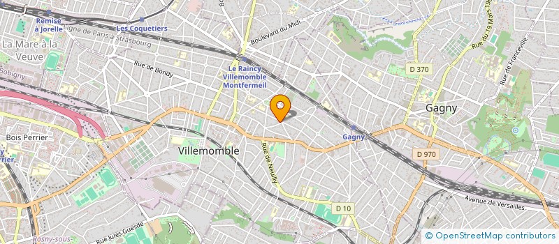 localisation de l'entreprise CENTRE DU RENOUVEAU CHRETIEN  VILLEMOMBLE