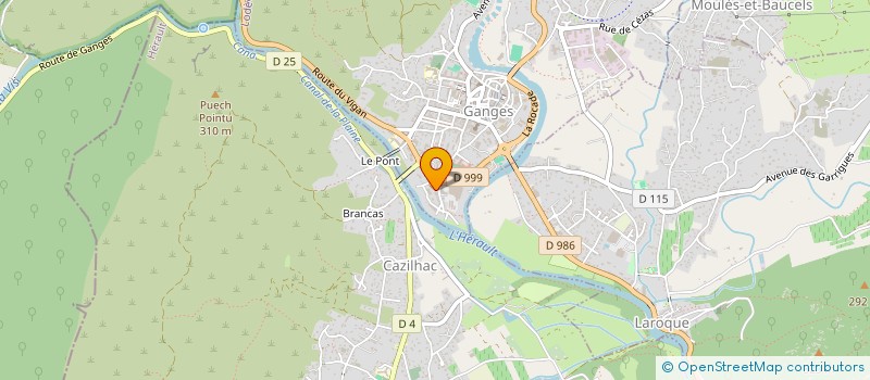 localisation de l'entreprise CENTRE DU REVEIL DE L'EPOUSE (C.R.E)  GANGES