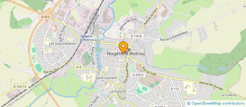 localisation de l'entreprise CENTRE DU SON ET DE L'IMAGE à NOGENT-LE-ROTROU
