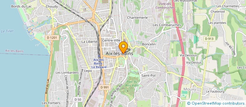localisation de l'entreprise CENTRE ECOLE DE SKI NORDIQUE à AIX-LES-BAINS