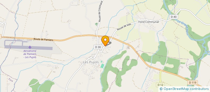 localisation de l'entreprise CENTRE ECOLE PARACHUTISME DE L ARIEGE à PAMIERS