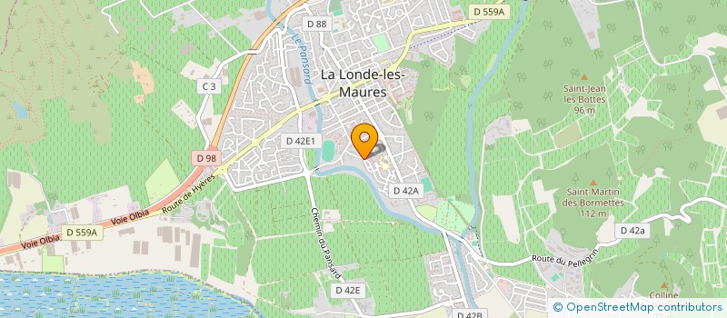 localisation de l'entreprise CENTRE EDUC ET FORMATION AUTO MOTO à LA LONDE-LES-MAURES