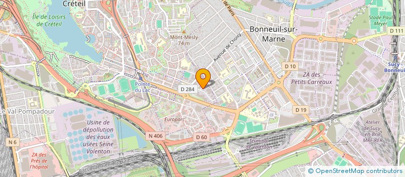 localisation de l'entreprise CENTRE EDUCATIF CONFLUENCES à CRETEIL