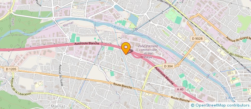 localisation de l'entreprise CENTRE EDUCATIF ET LOISIR DE HAUTE-SAVOIE  CLUSES