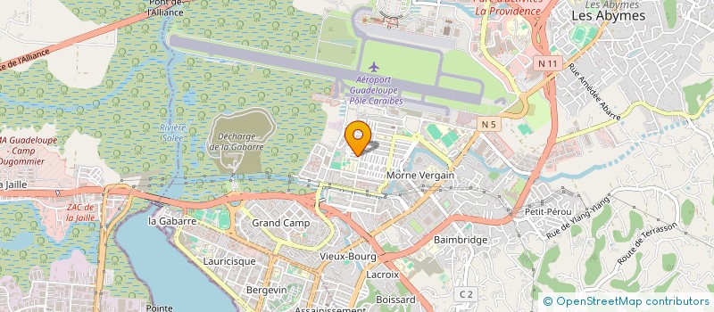 localisation de l'entreprise CENTRE EDUCATIF PARA SCOLAIRE à LES ABYMES