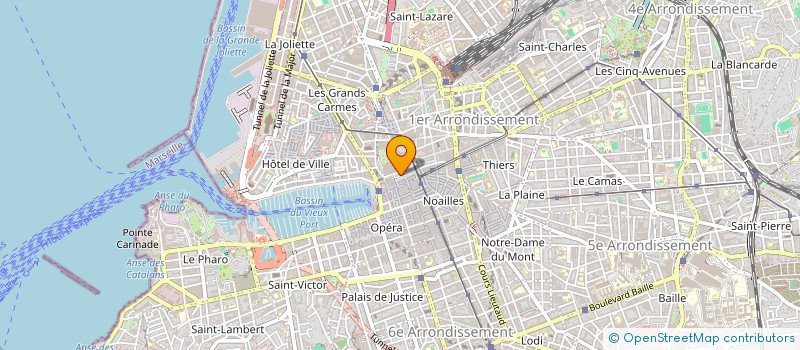 localisation de l'entreprise CENTRE EDUCATIF POUR LA CULTURE LES ACTIONS DE LOISIRS ET DU MULTIMEDIA à MARSEILLE