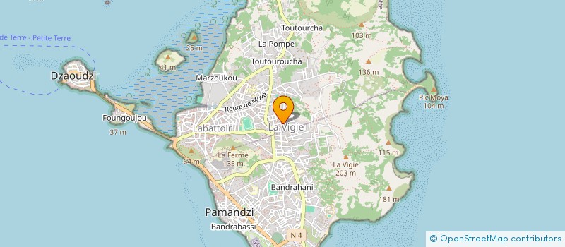 localisation de l'entreprise CENTRE EDUCATIF RELIGIEUX ET CULTUREL DE LA VIGIE à DZAOUDZI