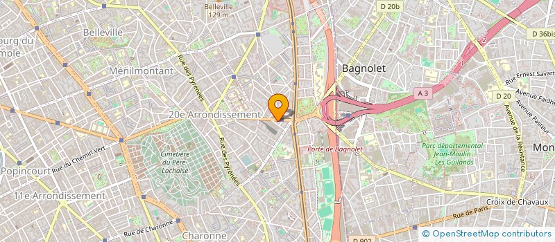 localisation de l'entreprise CENTRE EDUCATION MOTO AUTO  PARIS