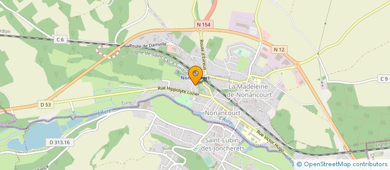 localisation de l'entreprise CENTRE EDUCATION POPULAIRE DU RANCH  NONANCOURT