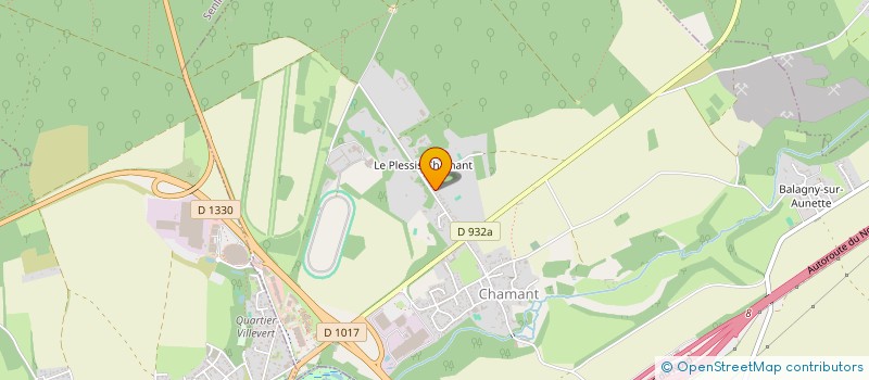 localisation de l'entreprise CENTRE EDUCATION ROUTIERE ILE DE FRANCE PICARDIE  SENLIS