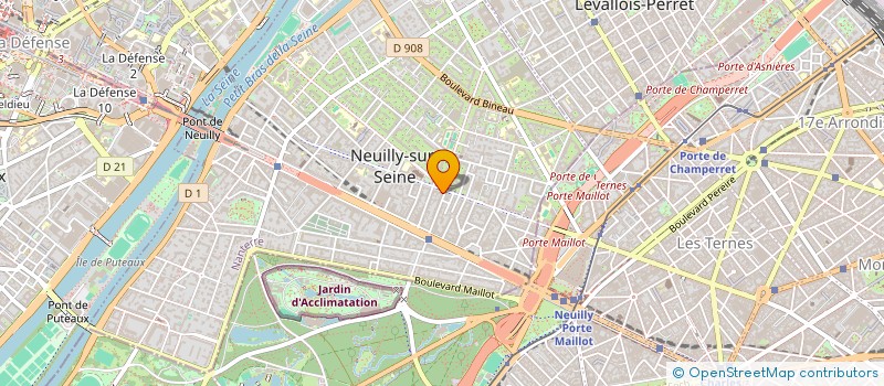 localisation de l'entreprise CENTRE ELASE NEUILLY à NEUILLY-SUR-SEINE