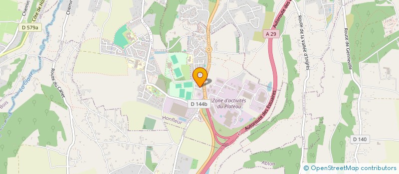 localisation de l'entreprise CENTRE ELEC à HONFLEUR