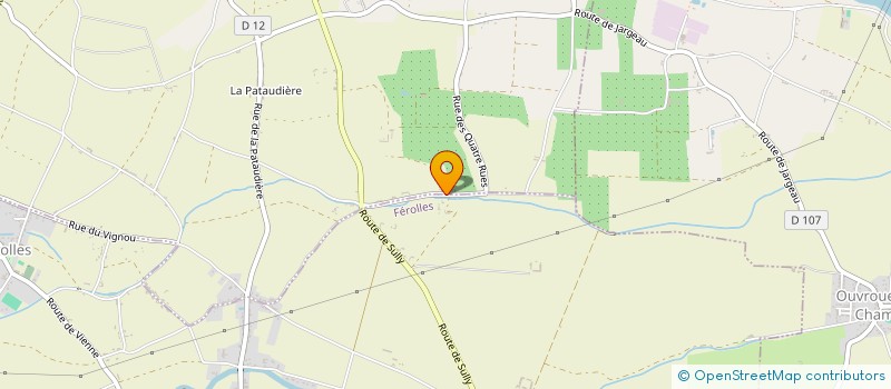 localisation de l'entreprise CENTRE ELEC à JARGEAU