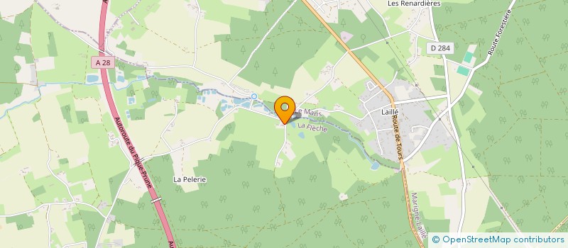 localisation de l'entreprise CENTRE ELEVAGE DE MAYET  MAYET