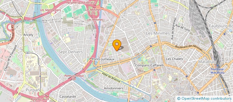 localisation de l'entreprise CENTRE ELOHA à TOULOUSE